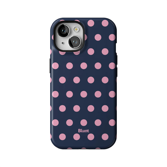 Navy Polka iPhone Case gallery - Iphone_15_Iphone_1