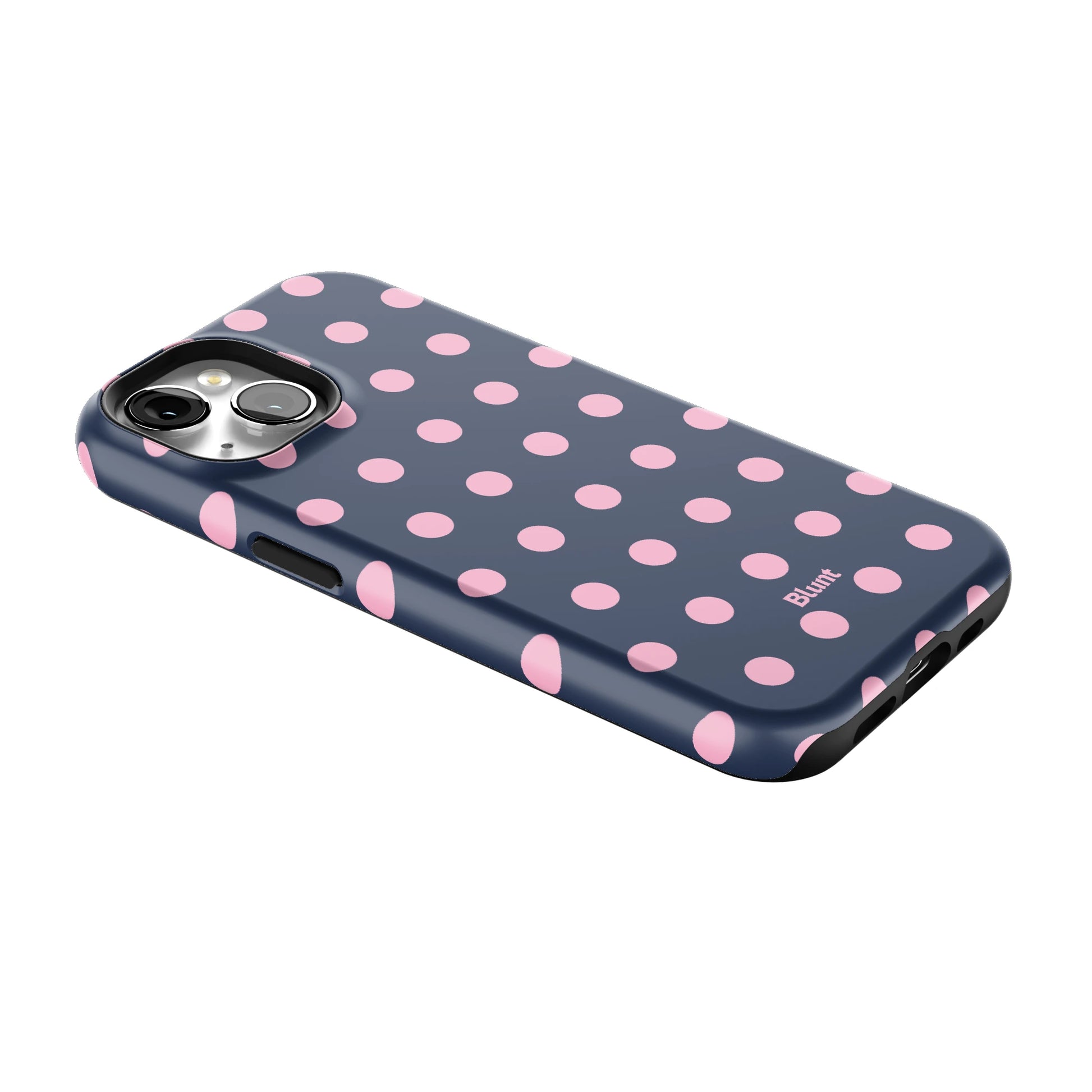 Navy Polka iPhone Case gallery - Iphone_15_Iphone_2