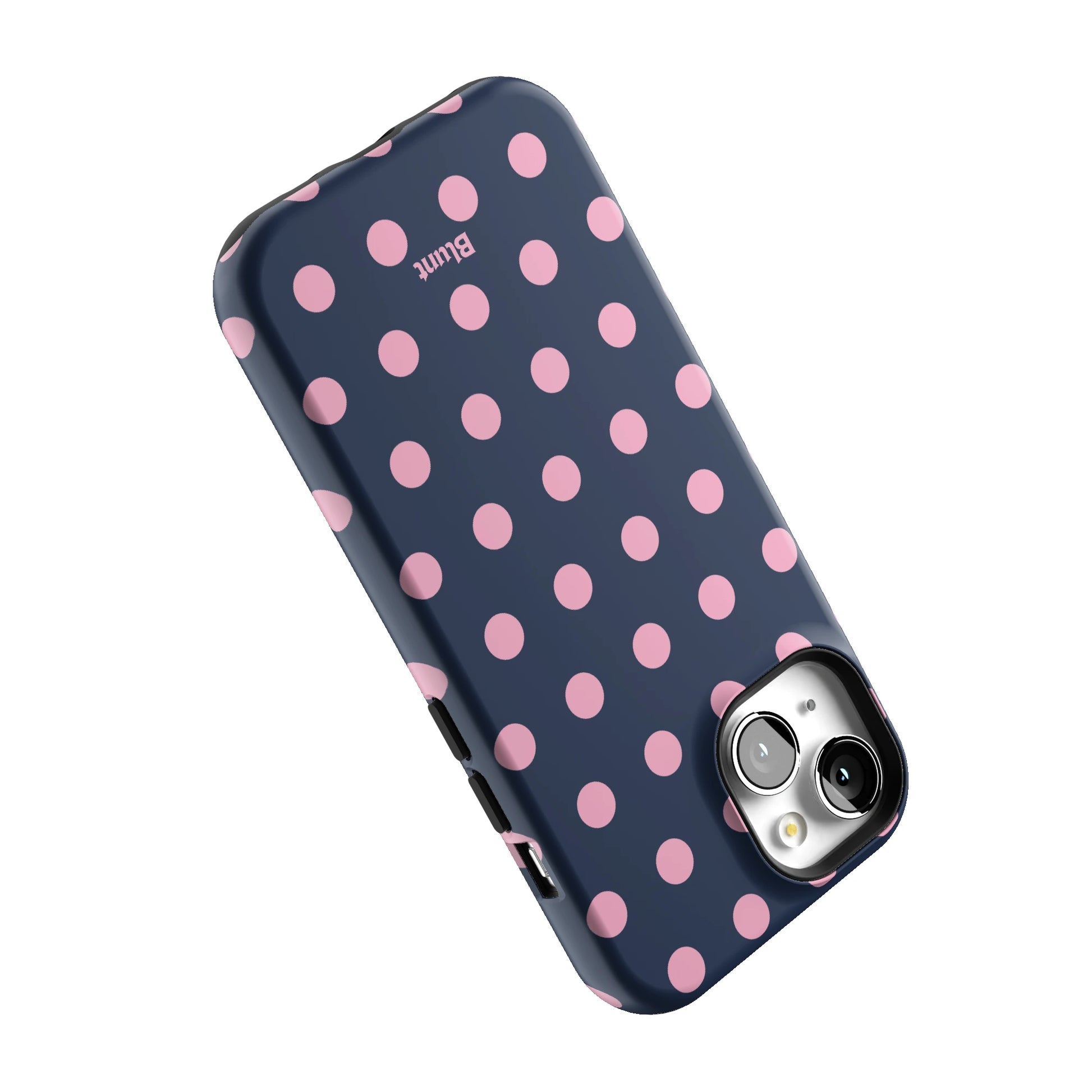 Navy Polka iPhone Case gallery - Iphone_15_Iphone_5