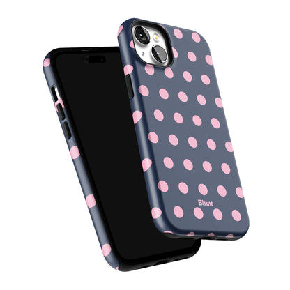 Navy Polka iPhone Case gallery - Iphone_15_Mini_Air_Plus_6