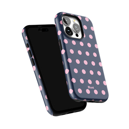 Navy Polka iPhone Case gallery - Iphone_15_Pro_6