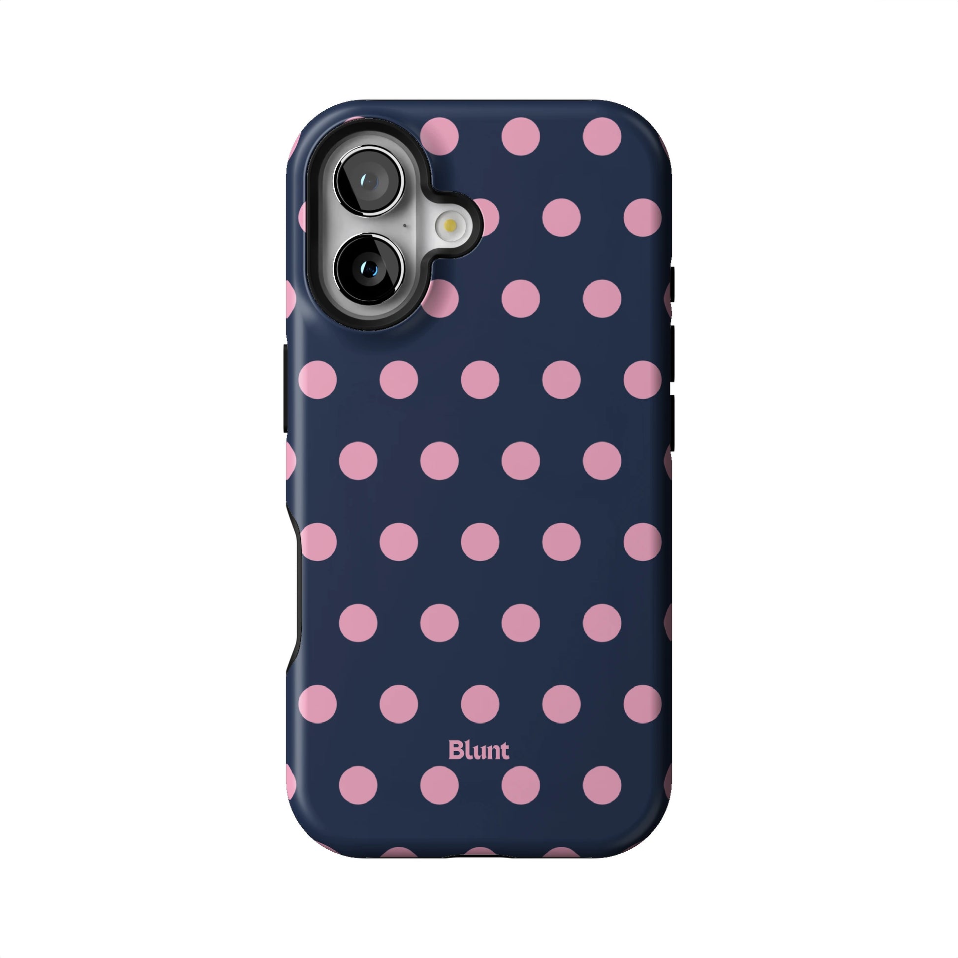 Navy Polka iPhone Case gallery - Iphone_16_Iphone_1