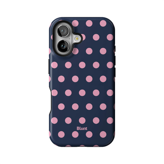 Navy Polka iPhone Case gallery - Iphone_16_Iphone_1
