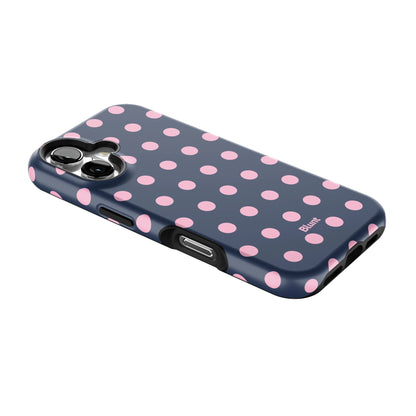 Navy Polka iPhone Case gallery - Iphone_16_Iphone_2