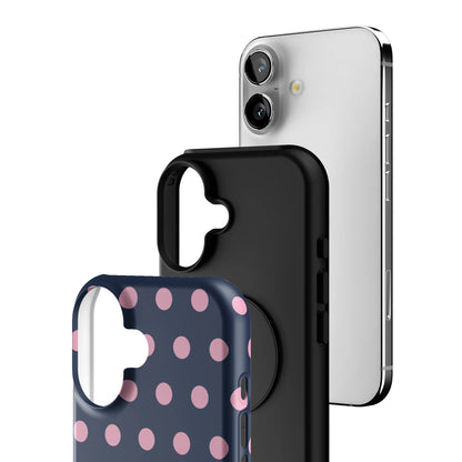 Navy Polka iPhone Case gallery - Iphone_16_Iphone_3