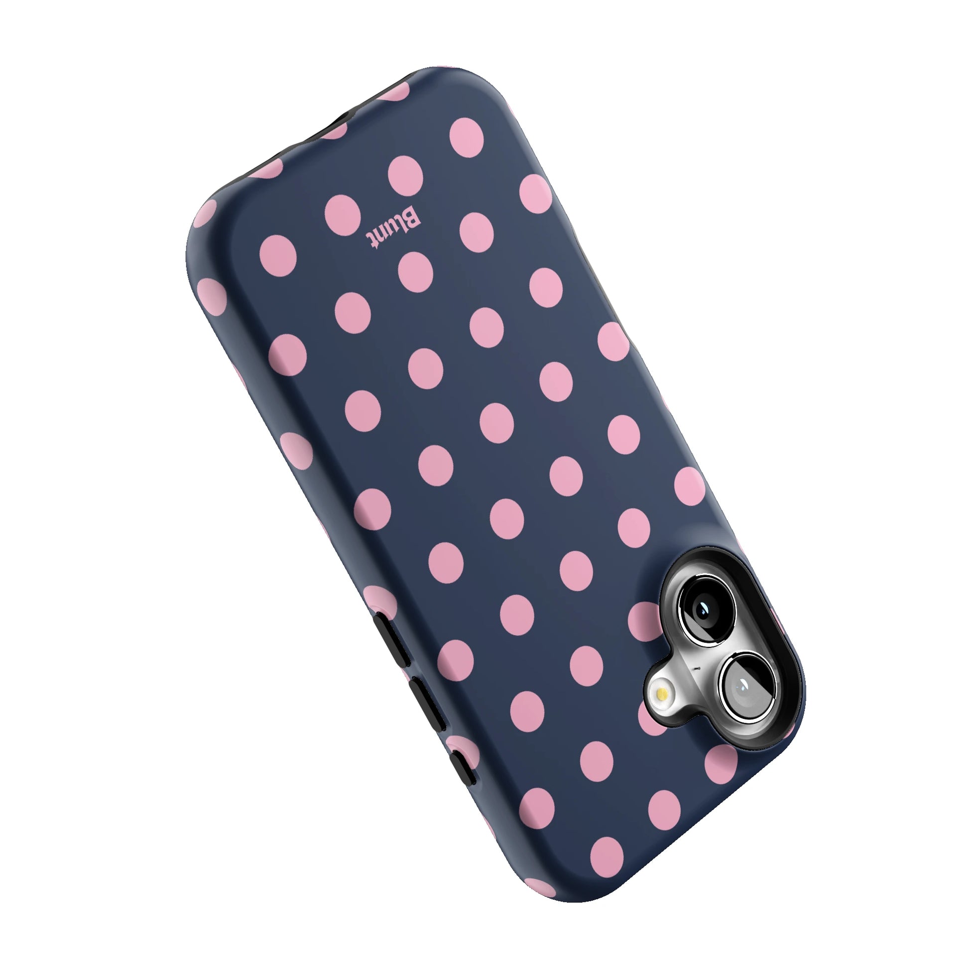 Navy Polka iPhone Case gallery - Iphone_16_Iphone_5