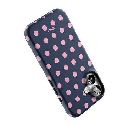 Navy Polka iPhone Case gallery - Iphone_16_Iphone_5