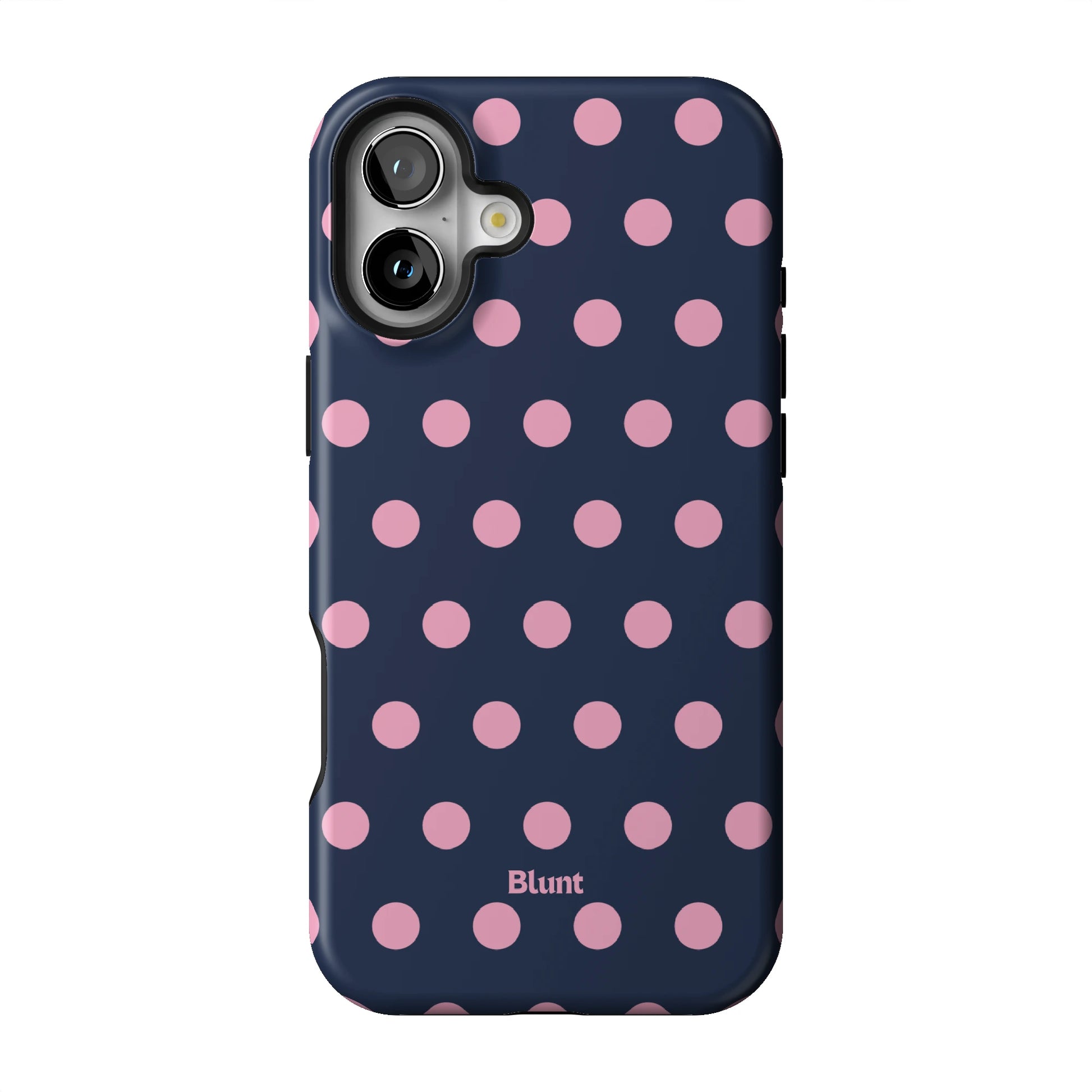 Navy Polka iPhone Case gallery - Iphone_16_Mini_Air_Plus_1