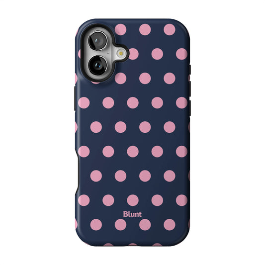 Navy Polka iPhone Case gallery - Iphone_16_Mini_Air_Plus_1