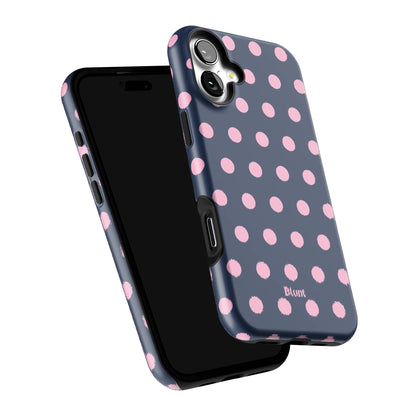 Navy Polka iPhone Case gallery - Iphone_16_Mini_Air_Plus_6