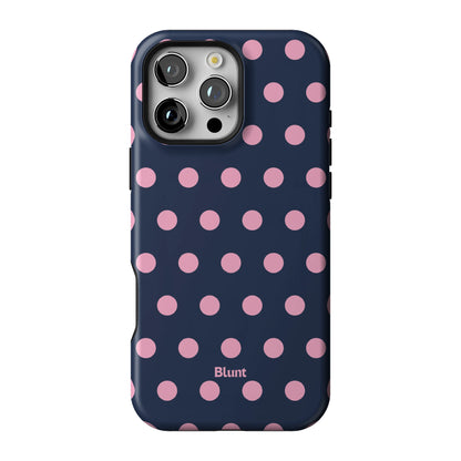 Navy Polka iPhone Case gallery - Iphone_16_Pro_Max_1