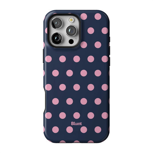 Navy Polka iPhone Case gallery - Iphone_16_Pro_Max_1