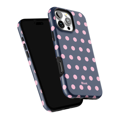 Navy Polka iPhone Case gallery - Iphone_16_Pro_Max_6