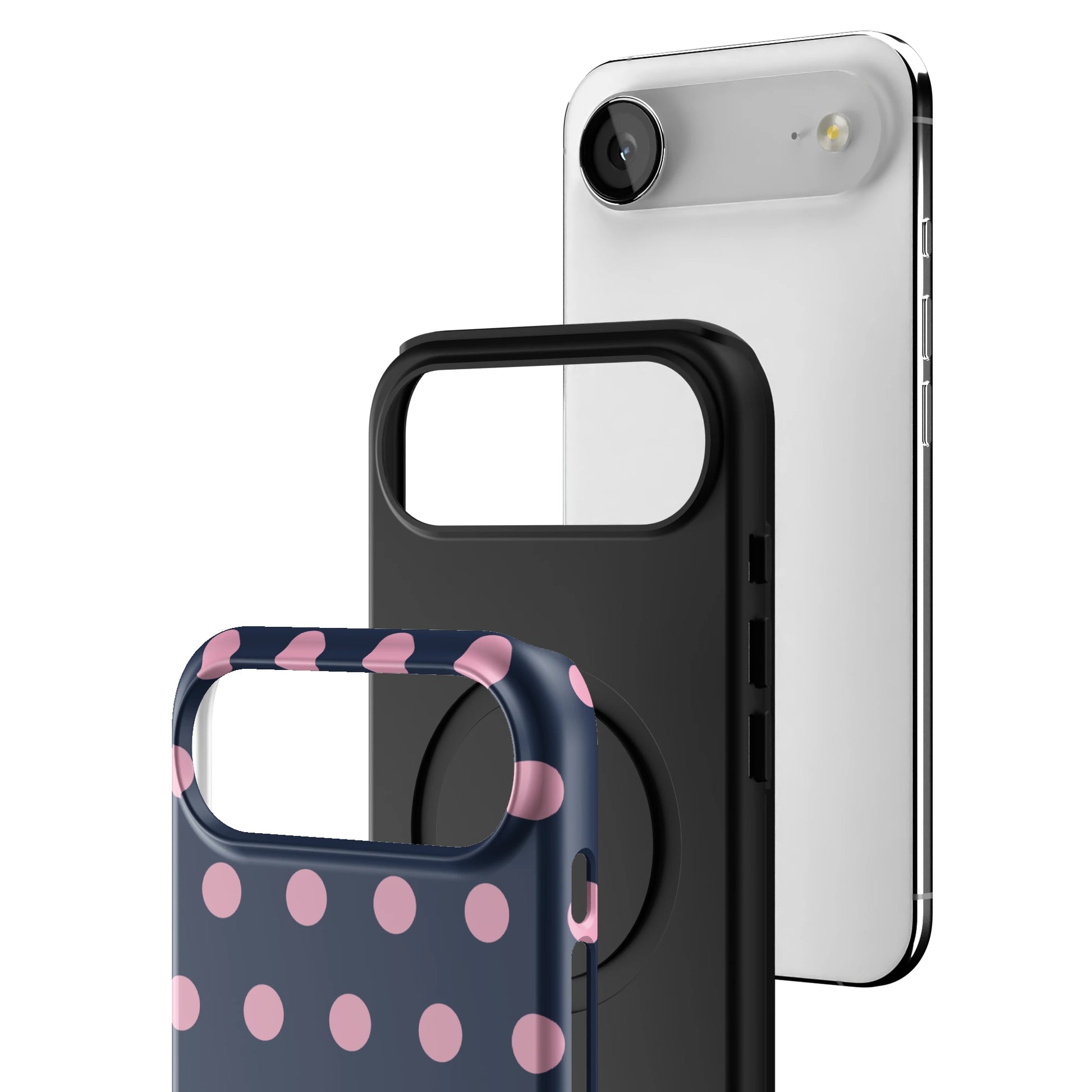 Navy Polka iPhone Case gallery - Iphone_17_Air_3