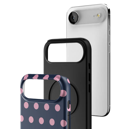 Navy Polka iPhone Case gallery - Iphone_17_Air_3