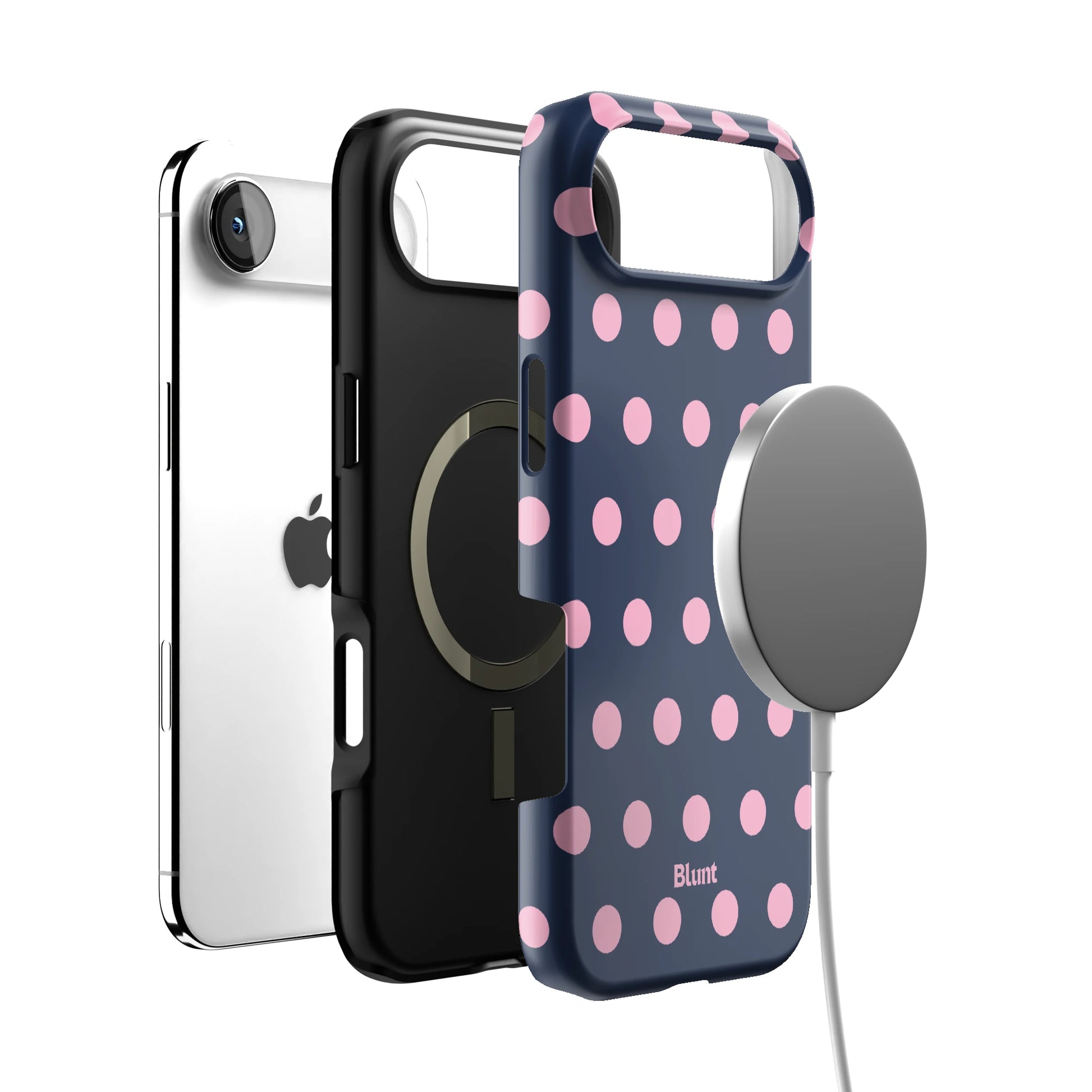 Navy Polka iPhone Case gallery - Iphone_17_Air_4