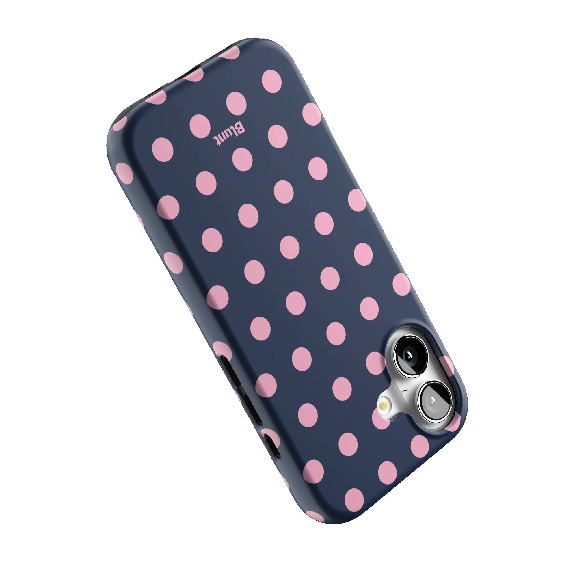 Navy Polka iPhone Case gallery - Iphone_17_Iphone_5