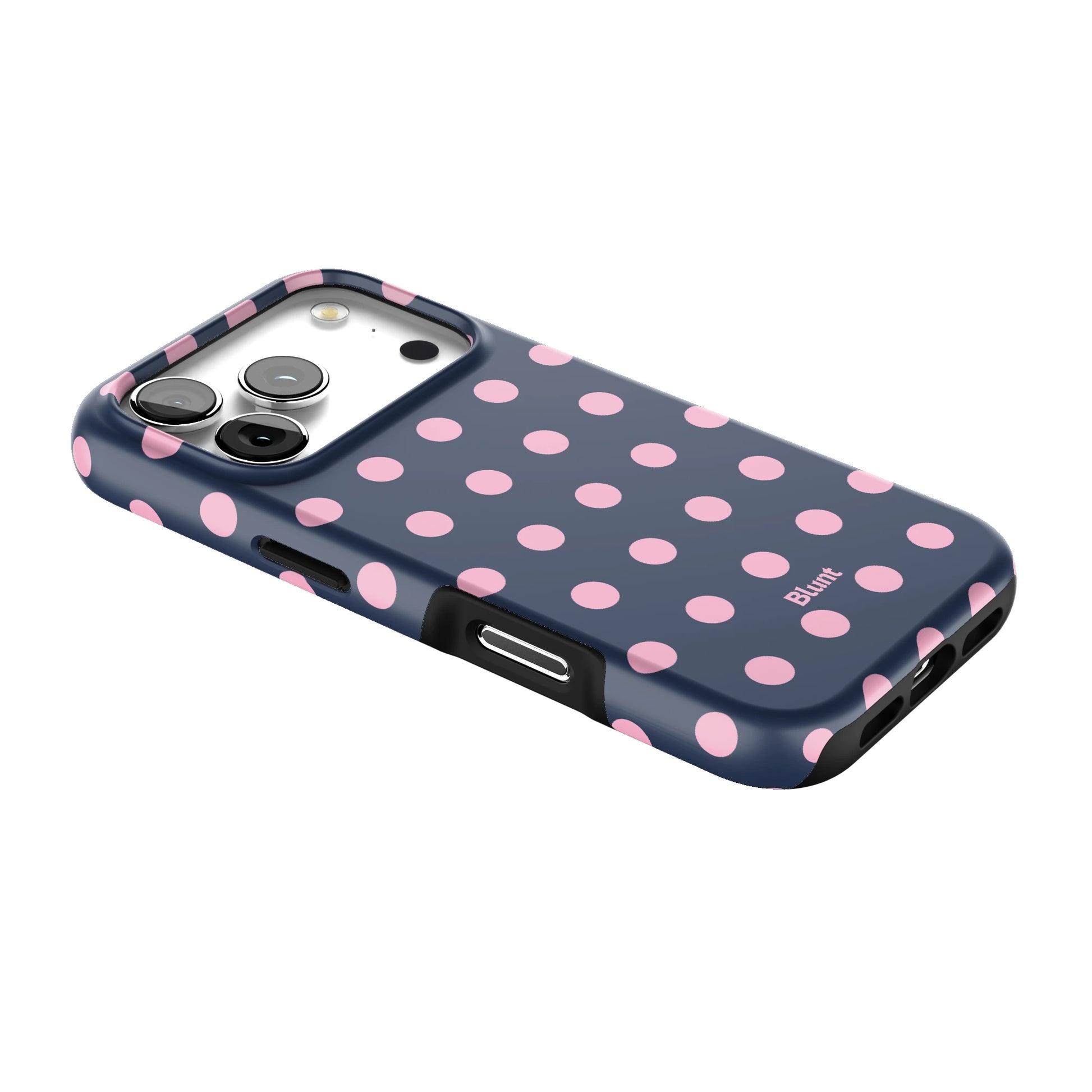 Navy Polka iPhone Case gallery - Iphone_17_Pro_2