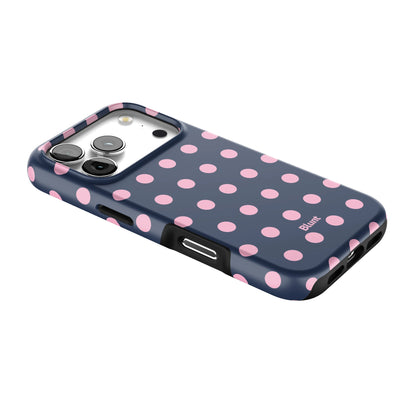 Navy Polka iPhone Case gallery - Iphone_17_Pro_2
