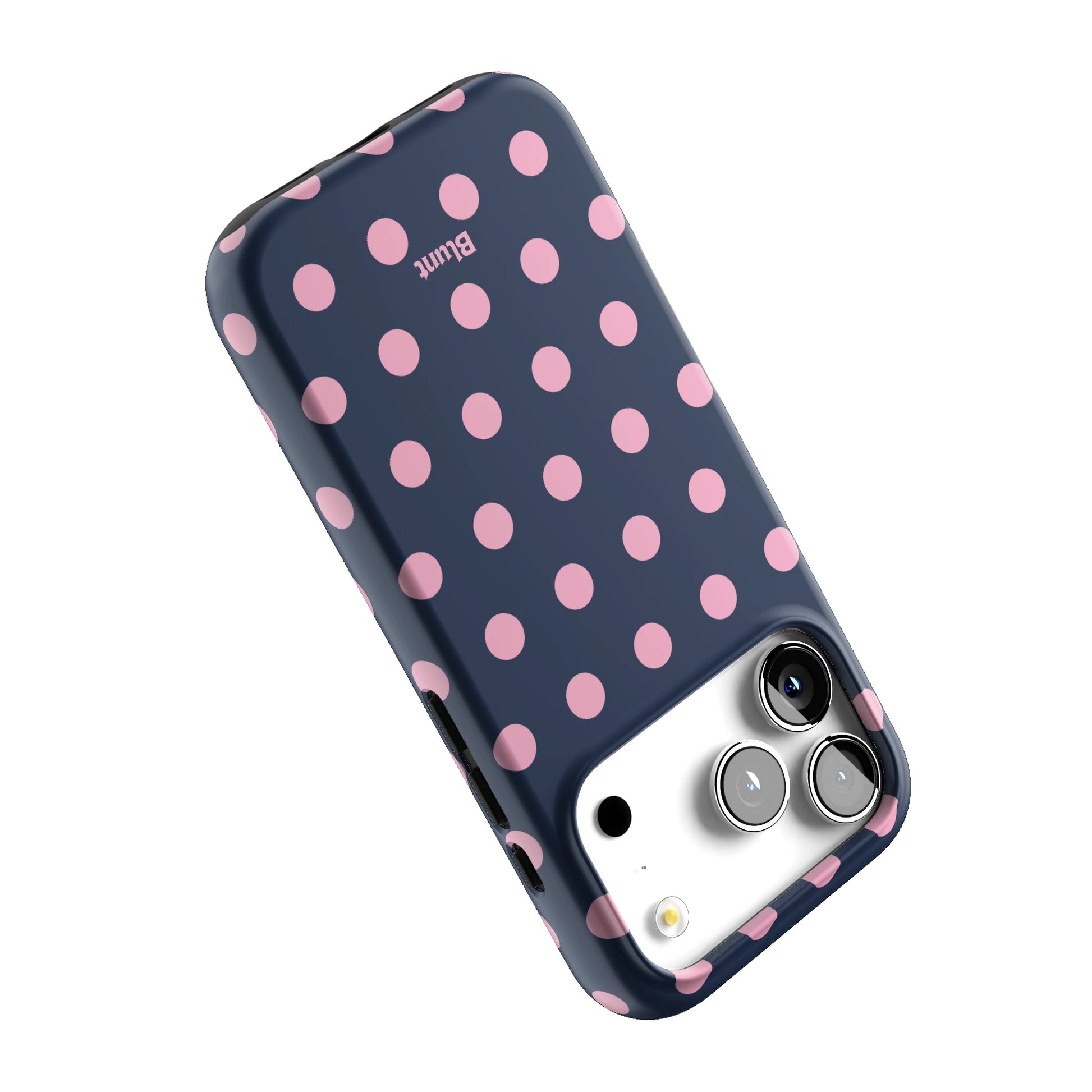 Navy Polka iPhone Case gallery - Iphone_17_Pro_5