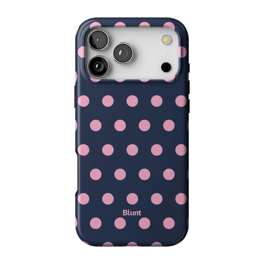 Navy Polka iPhone Case gallery - Iphone_17_Pro_Max_1