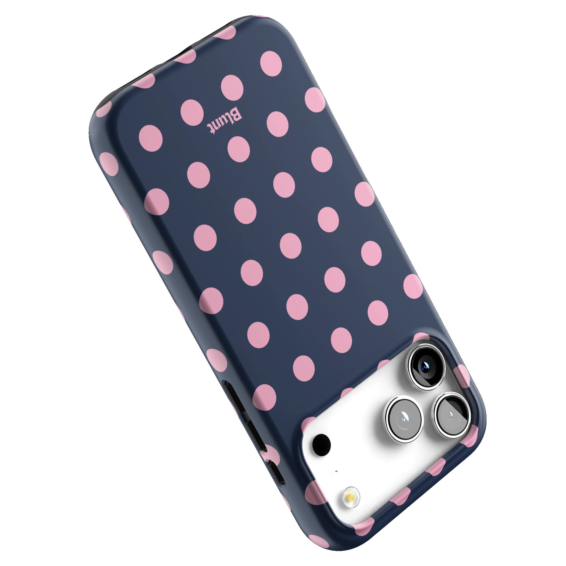Navy Polka iPhone Case gallery - Iphone_17_Pro_Max_5