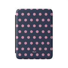 Navy Polka Kindle Case
