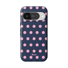 Navy Polka Pixel Case