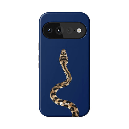 Navy Serpent Pixel Case - Blunt Cases