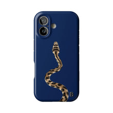 Navy Serpent Statement iPhone Case