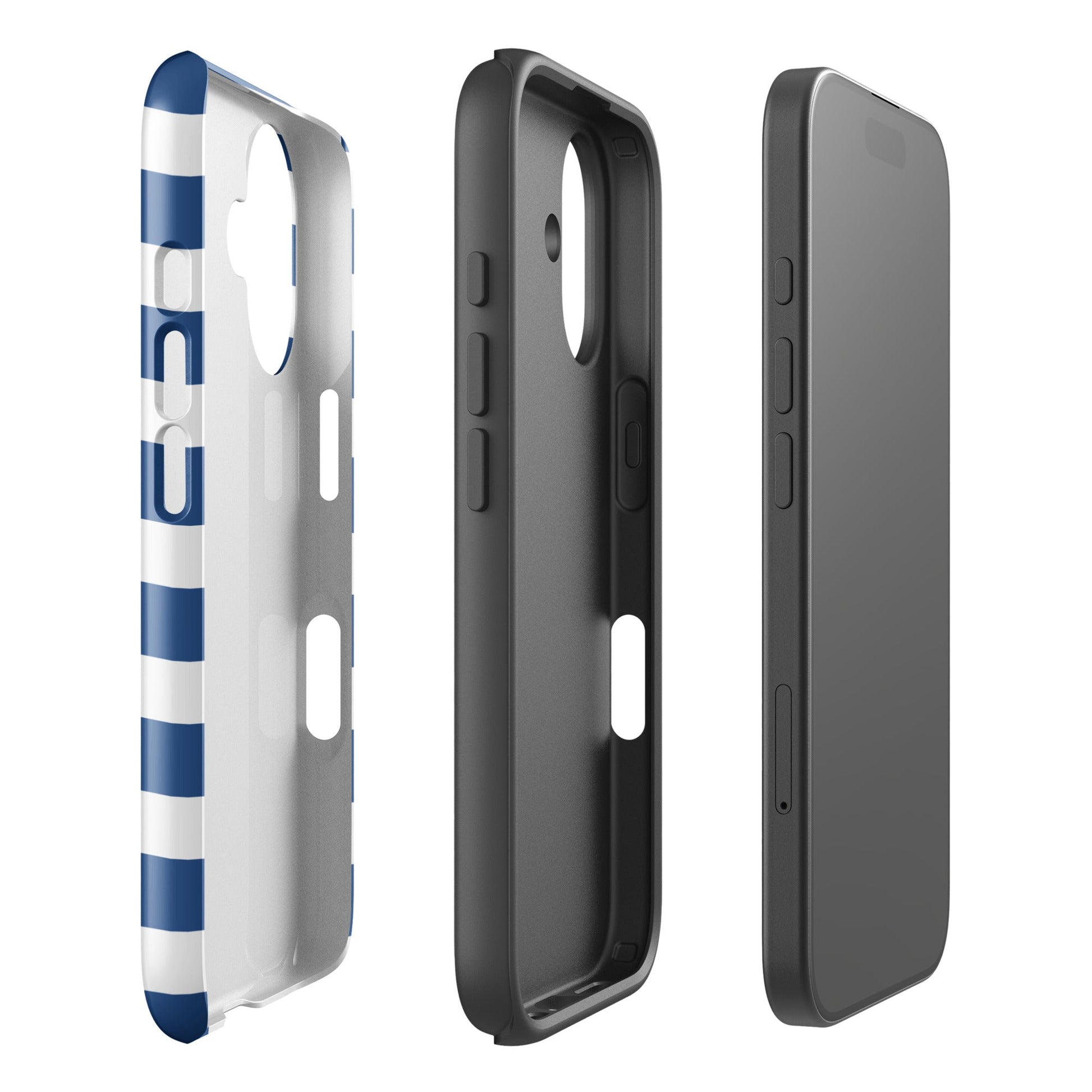 Navy Stripe iPhone Case - Blunt Cases