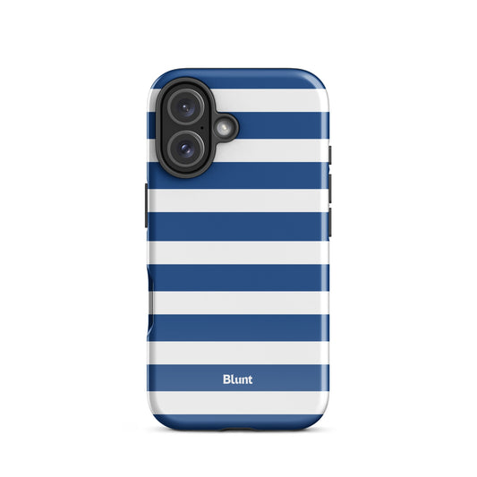 Navy Stripe iPhone Case - Blunt Cases
