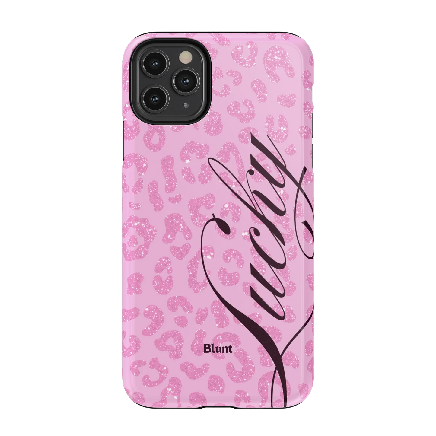 Pink Cheetah Lucky iPhone Case