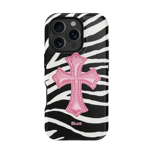 Zebra Halo iPhone Case