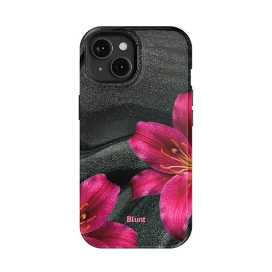 Midnight Petals iPhone Case
