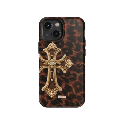 Bedazzled Cross iPhone Case