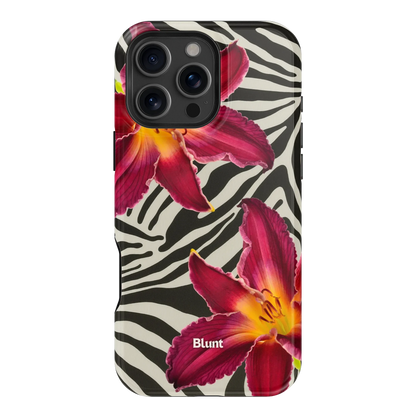 Zebra Lily iPhone Case