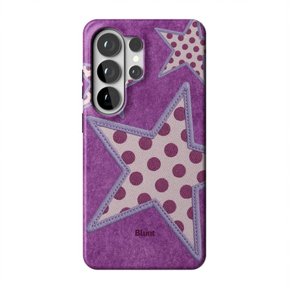 Lilac Crush Polka Star Samsung Case