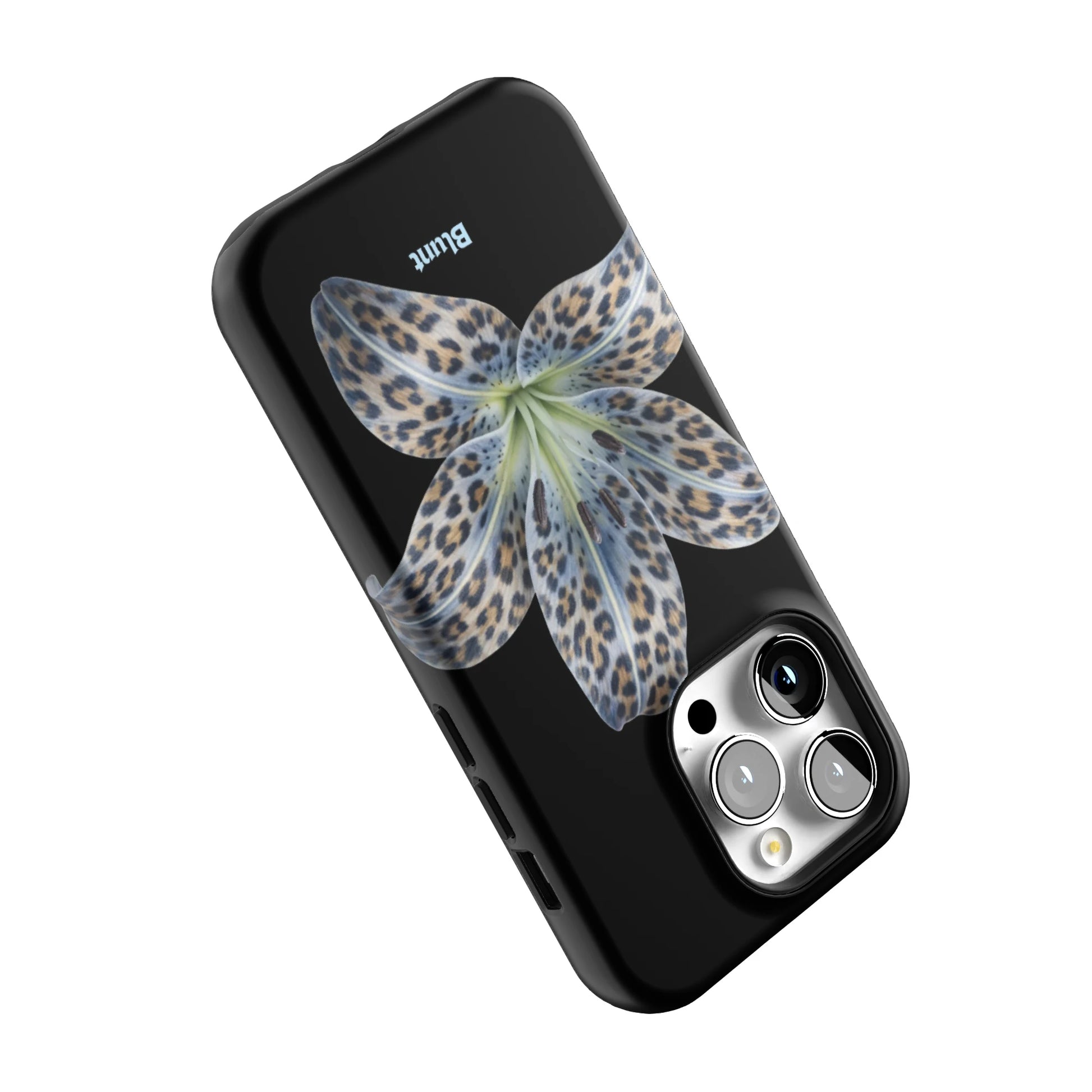 Blue-Leopard-Bloom-iphone-case-iPhone 14 Pro-4