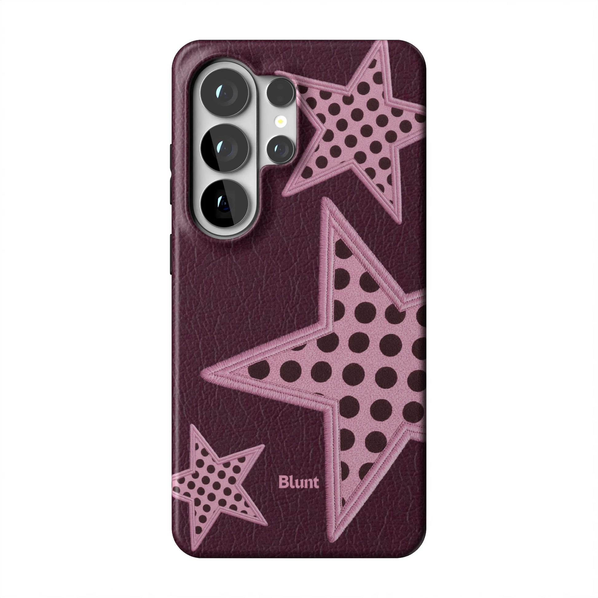 Plum-Polka-Star-samsung-case-Galaxy S26 Ultra-1