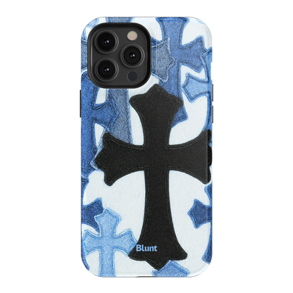 Denim Cross iPhone Case