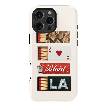 Cream Match iPhone Case