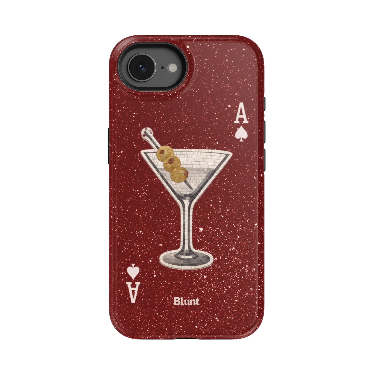 Red Dirty Martini iPhone Case