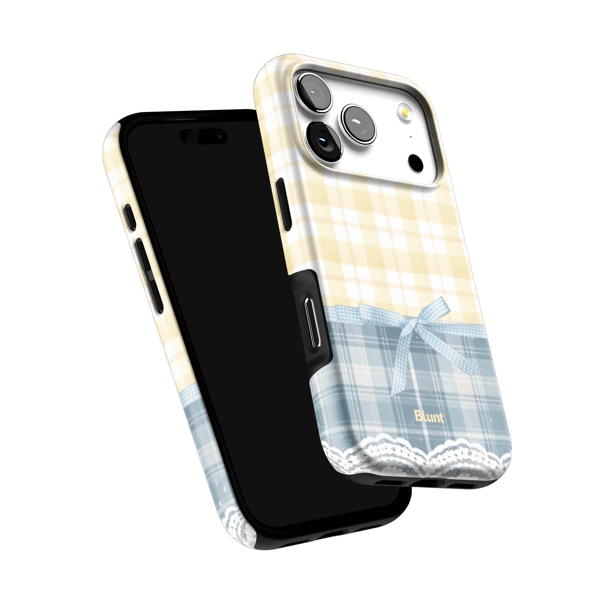 Blue-Lemonplaid-iphone-case-iPhone 17 Pro-5