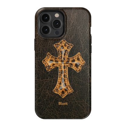 Golden Celine iPhone Case