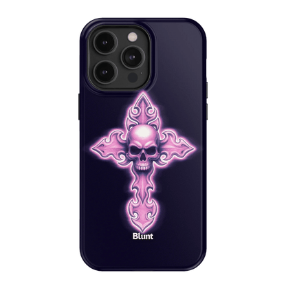 Neon Cross iPhone Case - Blunt Cases