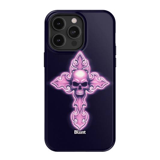 Neon Cross iPhone Case - Blunt Cases