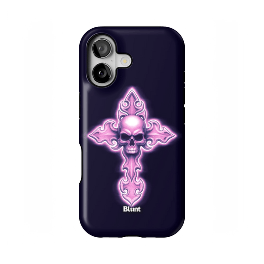 Neon Cross iPhone Case - Blunt Cases
