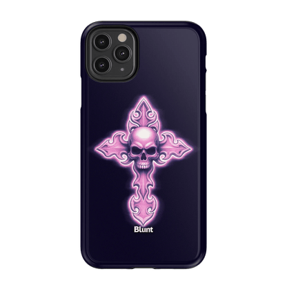 Neon Cross iPhone Case - Blunt Cases
