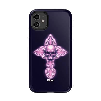 Neon Cross iPhone Case - Blunt Cases